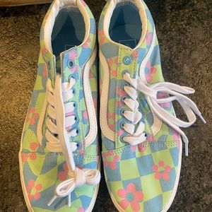 Vans Old Skool Stacked Checker Floral Sneakers